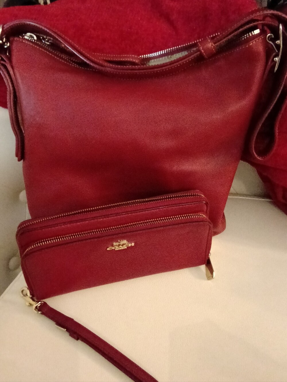 #V1 Coach Legacy Hobo 9326 VTG Y2K Convertible Slim Duffle w/Matching Wallet